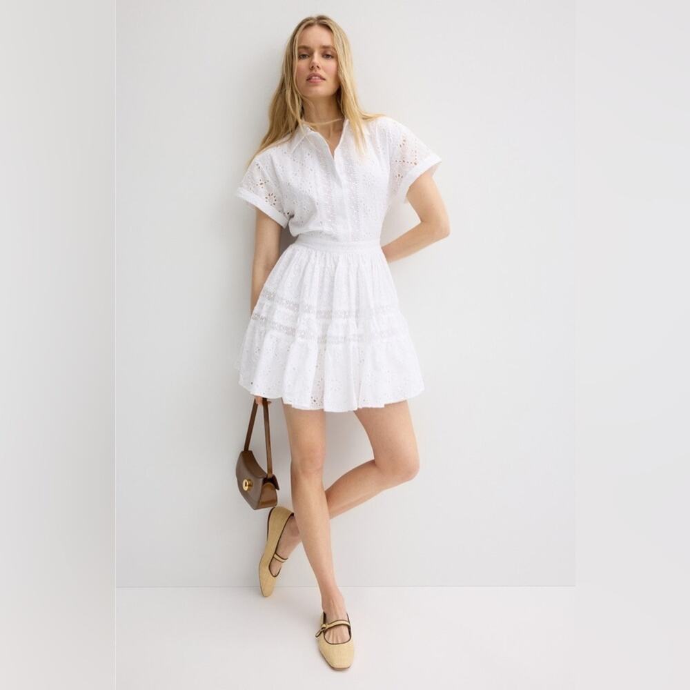 NWT Maje - Embroidered Babydoll Dress